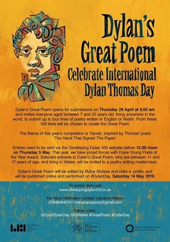 Dylan’s Great Poem and Foyle Young Poets of the Year Award Need More Welsh Entries